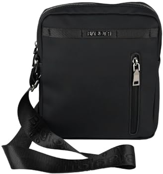 Biagiotti Herren Umhängetasche mit verstellbarem Tragegurt, wasserdichtes PU, Multi-Taschen mit Reißverschluss, Lässig-Elegant