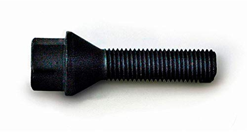 H&R Wheel bolt Taper-Head M12x1.50 - Length 28mm - Black