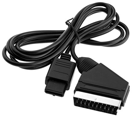 Childhood Câble AV 6X 1.8m RGB Scart AV pour Nintendo N64 SNES NGC Gamecube