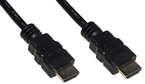 Cavo hdmii 4kx2k per pc, notebook, hdtv, ecc - contatti dorati - mt 1 - colore nero