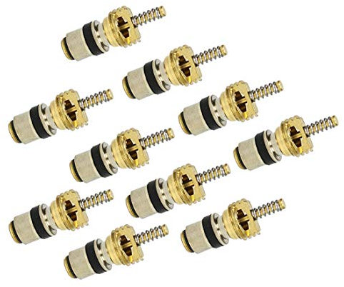 MuChangZi 10 Unids Núcleo de Válvula de Aire Acondicionado para Volvo Ford Regal Picasso Citroen Fukang Elysee Mondeo R134a