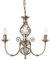 Traditional Classic Knot Twist 3 Light Antique Brass Ceiling Light Fitting/Lighting