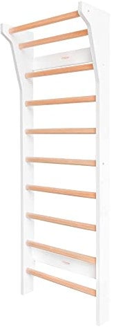Fitwood Sprossenwand Taimi Mini | Mini-Ausführung UPPLYFT | Skandinavisches Design | Multifunktionelles Heimtraining | 190x68 cm