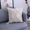 SWECOMZE 1 Stück Boho Kissenbezug Kissen Baumwolle Dekokissen Marokko getuftete Kissenbezüge für Sofa Schlafzimmer Wohnzimmer (C,45x45cm)