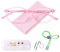 AetrvoHope Lunettes anti-lumière bleue avec étui pour enfants et adolescents, garçons et filles, monture transparente ultralégère et anti-fatigue oculaire et lunettes UV400, Rose transparent-2,