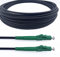 Elfcam® - 30m Gepanzerte Glasfaserkabel LC/APC auf LC/APC Stecker, Kompatibel mit Deutscher Telekom, Simplex Singlemode 9/125μm OS2 Patchkabel, Schwarz (30M)