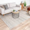 FRAAI | Home & Living Wollteppich - Feline Grau Wolle - Flachgewebe - Einfarbig - Modern, Skandinavisch - Wohnzimmer, Esszimmer, Schlafzimmer - Carpet