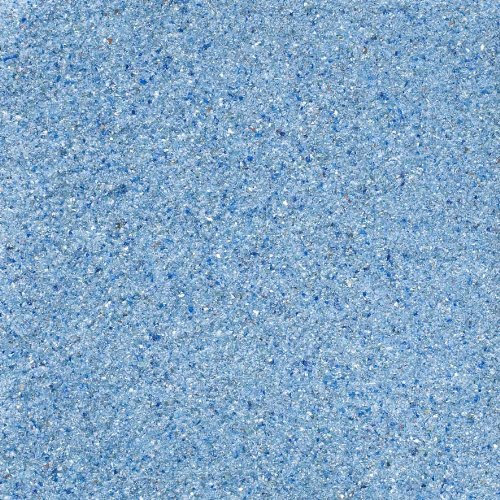naninoa SPIEGELSAND. Feiner Glittersand, Dekosand aus gemahlenen Spiegelglas. 5 KG. Farbe: Blau, HELLBLAU