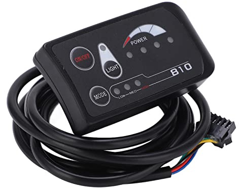 Elektrisches Fahrraddisplay, 36V 48V Elektrofahrrad Intelligentes Bedienfeld, LED Display für Elektrisches Fahrrad, DIY Zubehör für Elektrofahrrad Scooter