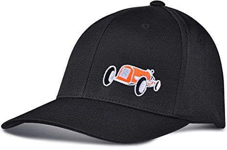 Vintage Ltd. Motorsport Autocross Hut (schwarz), schwarz, 7 1/8 / 7 5/8