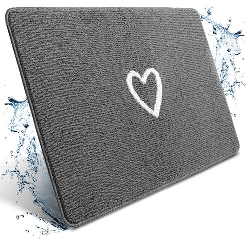 Bodenständig Fußmatte innen [waschmaschinenfest] in Perfekter Größe für die Haustür. Fußmatte grau 60x90 fussmatte innen fussabstreifer Innenbereich fußabtreter innen fussmatten haustür eingangsmatte