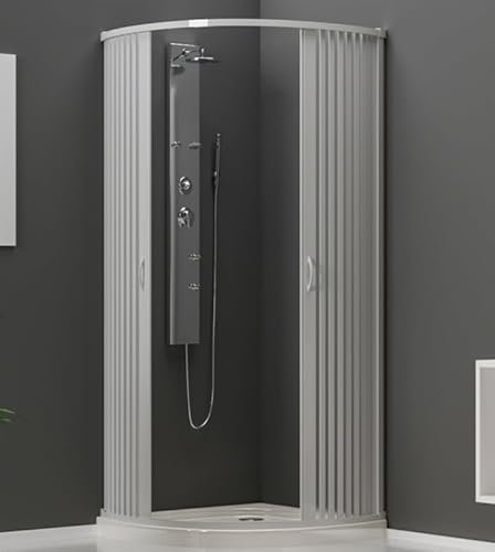 IMPERIAL BAGNO - Box Doccia Apertura Centrale Curvo 80X80 90X90 (80x80)