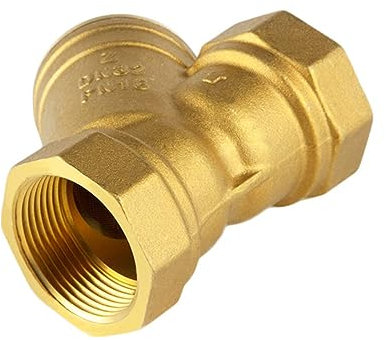 OSALADI DN15 Brass Y-Type Strainer Valve Compatible Lightweight Corrosion Proof Easy Maintenance