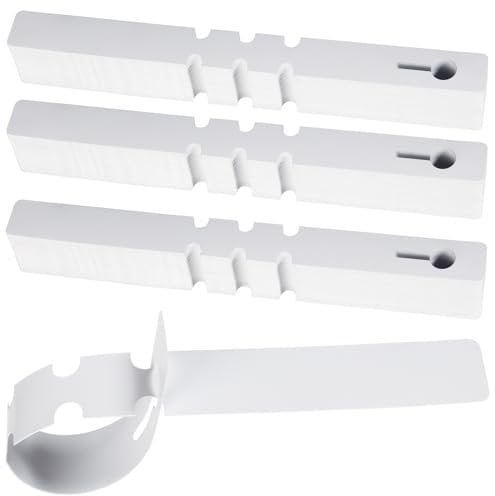 MetVot 300 Stück Pflanzenschilder 21x2 cm Garten Pflanzenetiketten zum Beschriften, Wetterfeste, Hängende Pflanzenschilder zum Beschriften für Pflanzen weiß