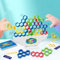 TLHWIN Tetra Tower Spiel, Tetris Balance Spielzeug Tower Game,Tetra Tower Balancierende Stapelbrettspiele, Bausteine, Puzzle-Spielzeug, Familienspiele, Geburtstag für Kinder und Erwachsene. (48PCS)