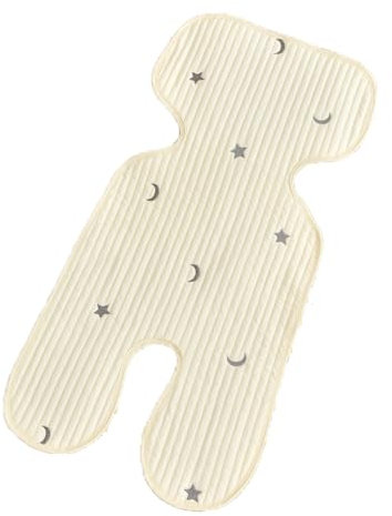 Odot Sitzauflage Kinderwagen Sommer, Universal Sitzauflage für Kinderwagen Atmungsaktive Sommer Sitzeinlage Buggy und Kindersitz Waschbar Babyschale Sitzbezug (C,70x33cm)