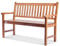 VEVOR Gartenbank Terrassenbank aus Holz, 127 cm Parkbank Ruhebank 363 kg Tragkraft, 3 Personen Garten- und Parkbank mit Rückenlehne & Armlehnen, Vintage Sitzbank für Garten, Park, Hof, Veranda usw.
