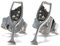 Sektglas Ohrstecker aus recyceltem 925 Sterling Silber