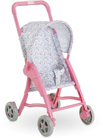 Corolle - Poussette Florale, Accessoire, pour Poupon 30cm, dès 18 Mois, 9000111180