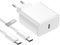 45W USB C Ladegerät Schnellladegerät mit 2M Schnellladekabel für Samsung Galaxy S25/S24/S23/S23+/S22/S22+/S21/S21+/S20/S20+, USB C Ladekabel mit Adapter Samsung Type C Charger Handy Netzteil Stecker