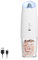 ELMWAY Automatic Gravity Salt & Pepper Grinder – Rechargeable Electric Salt & Pepper Grinder with Tilt-to-Start & Safety Switch, Adjustable Coarseness, One-Hand Operation & LED Light – White