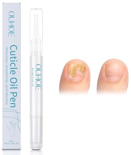 Nail Care Pen 3ml, Nail Treatment Serum, Nail strengthener, Toe Nail Softener, Lubricates Nail & Softens Callouses, Moisturizing Thick Nail & Cracked Toenail, Helps Keep Foot & Hand Nails Beautiful