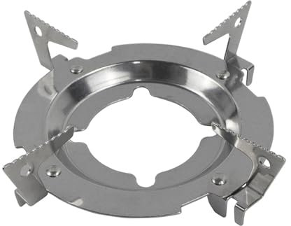 Riduttore Ad Anello A Gas 2 pezzi porta fornello a gas porta fornello portatile staffa for pentola in acciaio inossidabile supporto for pentola da campeggio