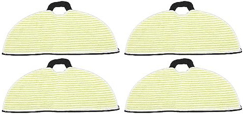 VIFERR 4 Pcs Vacuum Mop Replacement Pads Fiber Reusable Washable Super Absorbent Robot Vacuum Mop for Shark RV2001WD RV2002WD