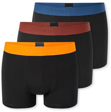 Schiesser Herren 3 PACK Boxershorts Bio Baumwolle Multipack - 95/5 Organic
