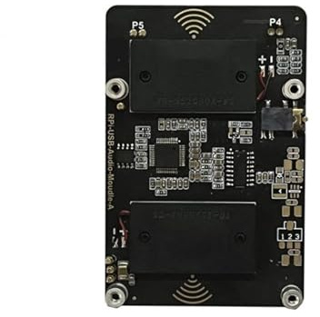 Für RPi 5 USB-Soundkarten-Modul mit Kopfhöreranschluss, Summer, einfache Installation, klarer Ausgang, USB-Soundkarten-Modul
