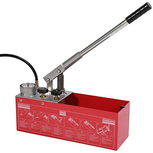 Gearwell-Hydraulik prüf pumpe, Handdruck tester, Wasserleck detektor für Rohrleitungen, Manuelle Druck pumpe für Sanitär-und Pipeline-Inspektion