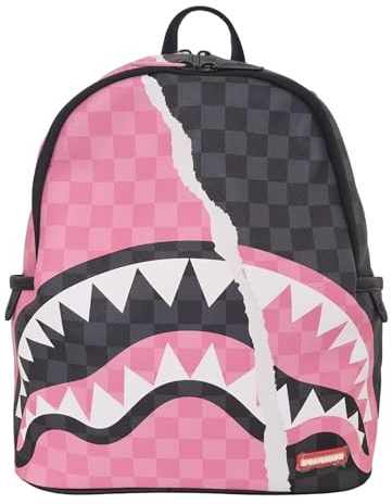 SPRAYGROUND zaino piccolo edizione limitata 910B8276 pink and black tear sip Savage