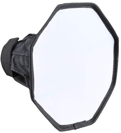Speedlight Diffuser Octagonal Dish Strobe Diffuser Soft Light Cover | Strobe Diffuser for Macro Photography Strobe Soft Light Cover Octagonal Dish Diffuser Soft Cover for Photo Lighting