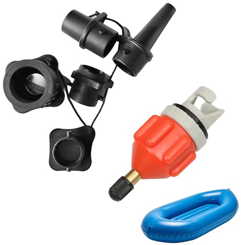 Luftpumpe Sup,Stand Up Paddle Zubehör,Sub Board Adapter für Kompressor,Luftpumpenadapter,Paddling Board Pumpe Ventil Schlauchboot Set,Aufblasadapter Pumpenadapter Ventiladapter Sup für Schlauchboote