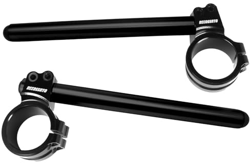Coppia di Semimanubri Accossato Neri per forcelle Diametro 50 mm Compatibile con DUCATI 750 SS dal 1999 al 2002 (CC 750)