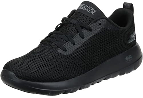 Skechers Herren Go Walk Max Effort Sneaker, Black Textile Trim, 45 EU