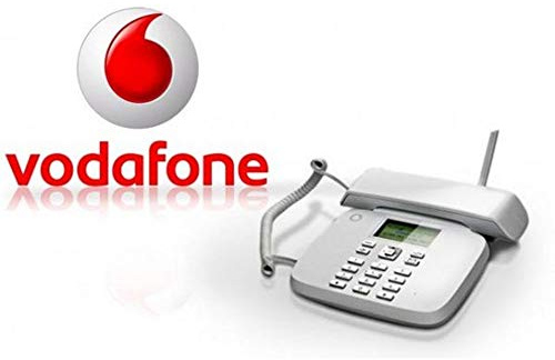 VODAFONE Telefono Fisso CLASSIC 2016 S - Funziona con SIM - Display Retroilluminato Suoneria Vivavoce
