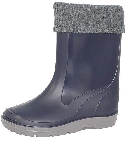Beck Unisex Kinder Basic Gummistiefel, Blau, 33 EU