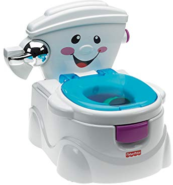 Fisher-Price BMD23 - Inodoro (Turquía), ayuda para el entrenamiento del inodoro, canciones de aliento y frases