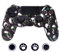 Taifond Carcasa de silicona antideslizante para mando PS4 Slim Pro Skull 2.0