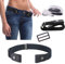 Crazy-M 2 Stk Elastischer Gürtel Damen Unsichtbarer Gürtel Für Jeans Hosen Ohne Schnalle elastischer Gürtel Strecken Einstellbar Taillengürtel Justierbar Stretchgürtel Dehnbarer Gürtel