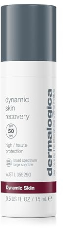 Dermalogica Dynamic Skin Recovery SPF50 (0.4 Fl Oz) Anti-Aging Face Sunscreen Moisturizer, Medium-Weight Non-Greasy Broad Spectrum to Protect Against UVA and UVB Rays