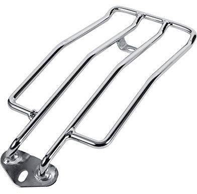 Porte-Bagages arrière, Duokon Porte-Bagages arrière de Moto, étagère de Support de Bagages arrière de siège de Moto pour XL883/1200(Argent)