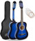 3rd Avenue 1/2 Größe Kinder-Klassikgitarre Mit Spanischen Nylonsaiten, Einsteigerpaket – Blau