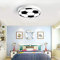 DROMEZ Deckenlampe Kinderzimmer - 48W LED Kinderzimmer Lampe Decke Fußball Dimmbar mit Fernbedienung - Rund Fußball Deckenleuchte Schlafzimmer für Kinder Junge, Ø40cm