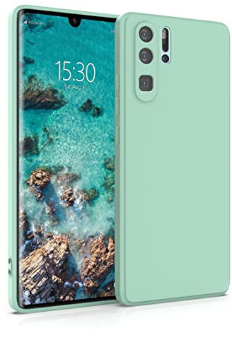 MyGadget Coque pour Huawei P30 Pro - Case TPU Souple & Soft - Cover Protection Extra Fine & Légère - Étui Coloré Anti Choc et Rayures - Vert Menthe