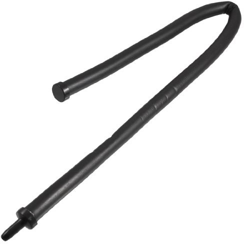 Ruilogod Aquarium flexible 5mm Stecker Dia Gummi Luft Vorhang Blaseschlauch schwarz 17.7 
