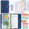Budget Planner Budget Binder A6 - ANYUKE Haushaltsbuch mit Geldfächer, Geldorganisation Ordner, Notizbuch Organizer Buch für Geldorganisierer Cashstufing