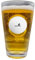 solo-pro master your game Gifts for Men, Pint Beer Glass with Real Golf Ball Embedded, Unique Birthday Gift The Golf Father