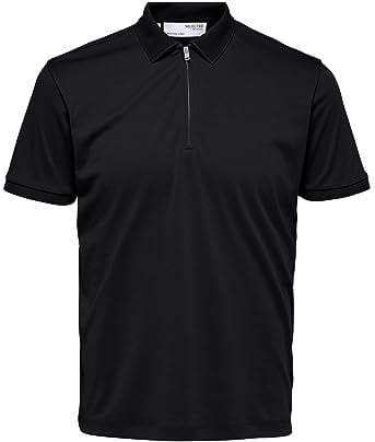 Selected Homme Male Polo Shirt Zipper
